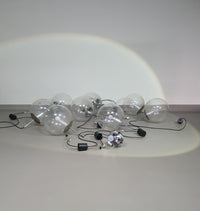 10 Grote bolvormige hangers van Glashütte Limburg model 4103 - jaren 60