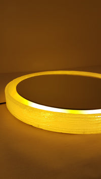 Ronde Hillebrand spiegel - jaren 70