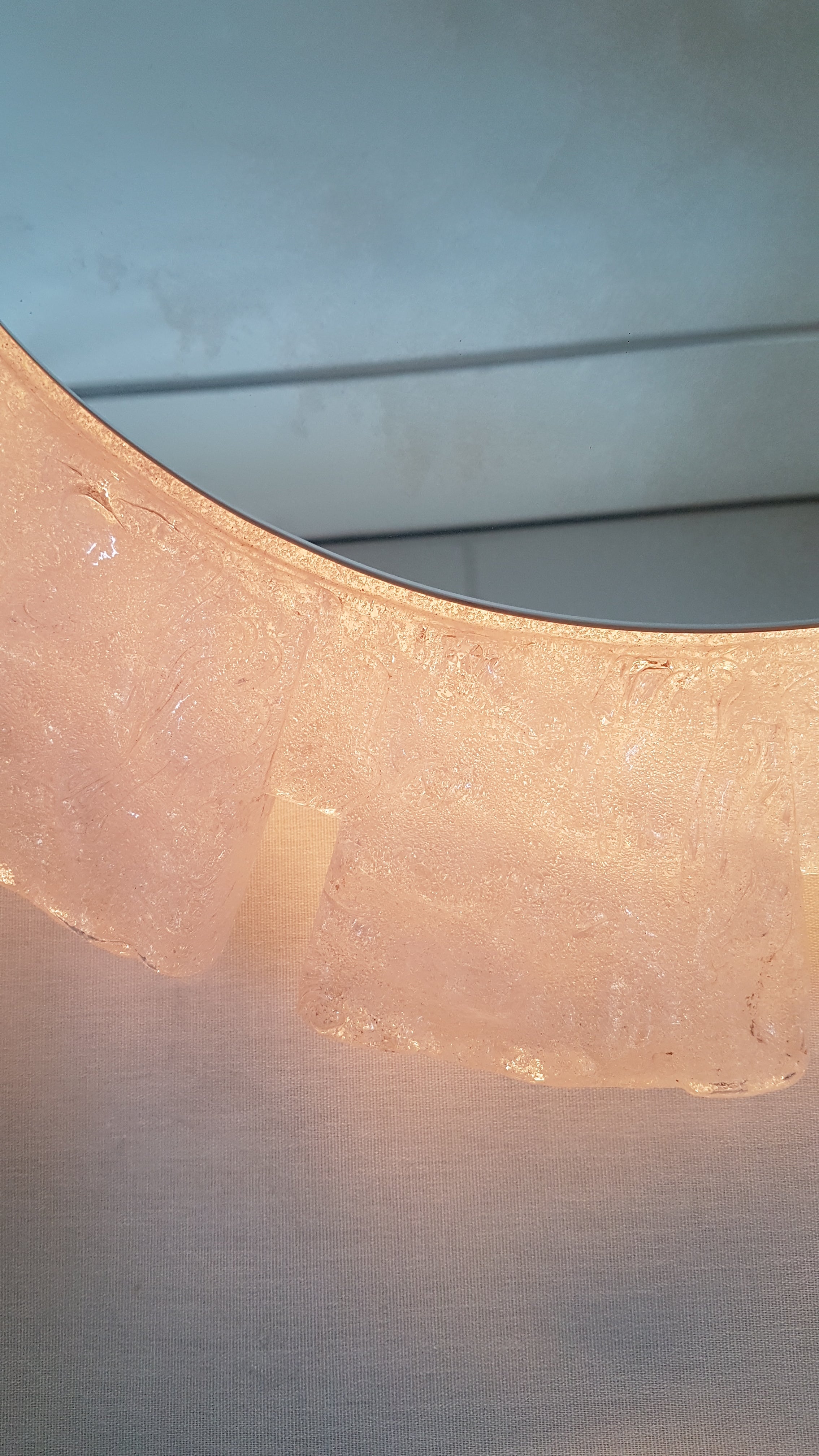 Ronde Hillebrand spiegel - jaren 70