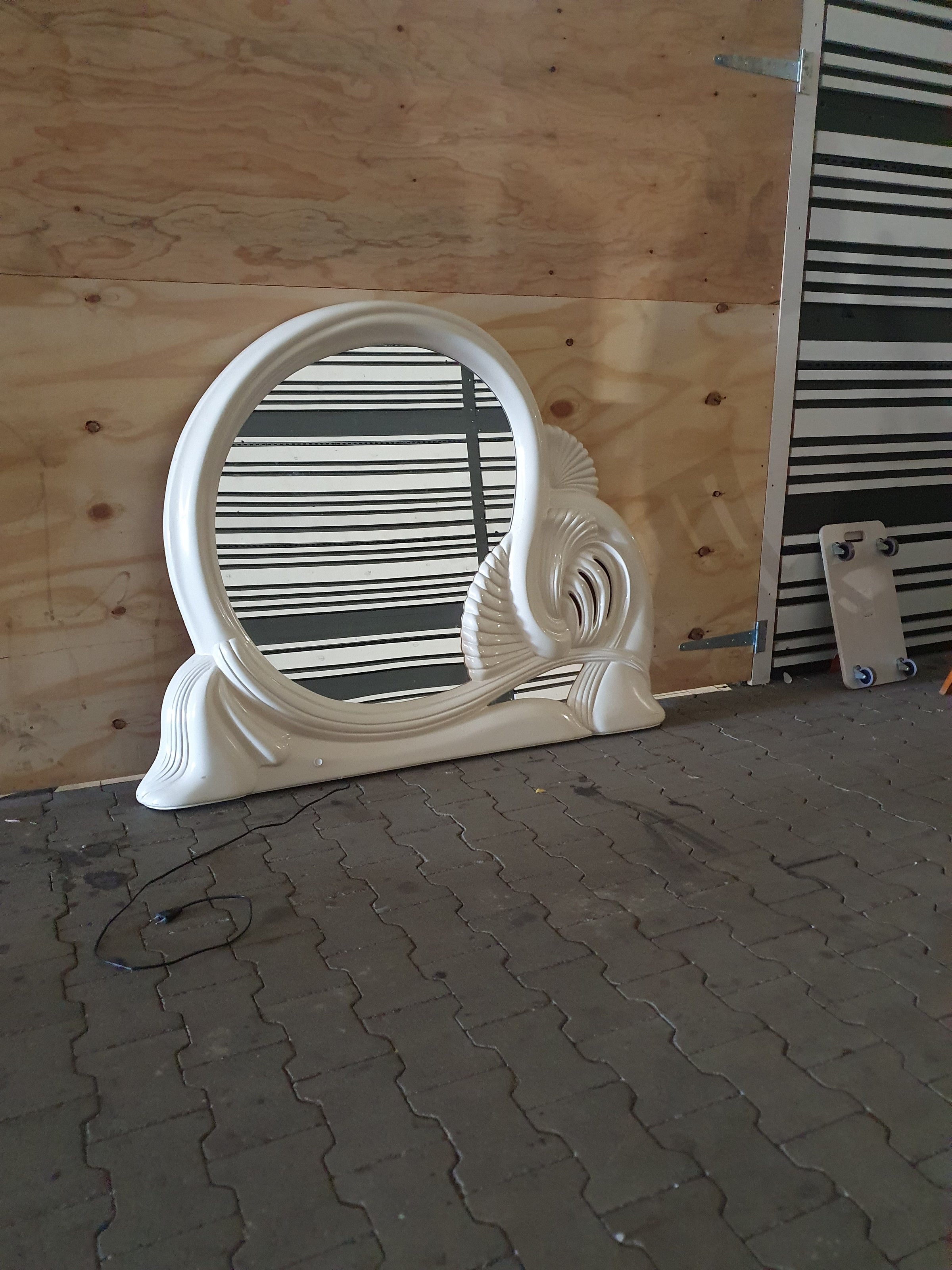 Grote opgezette spiegel - jaren 60