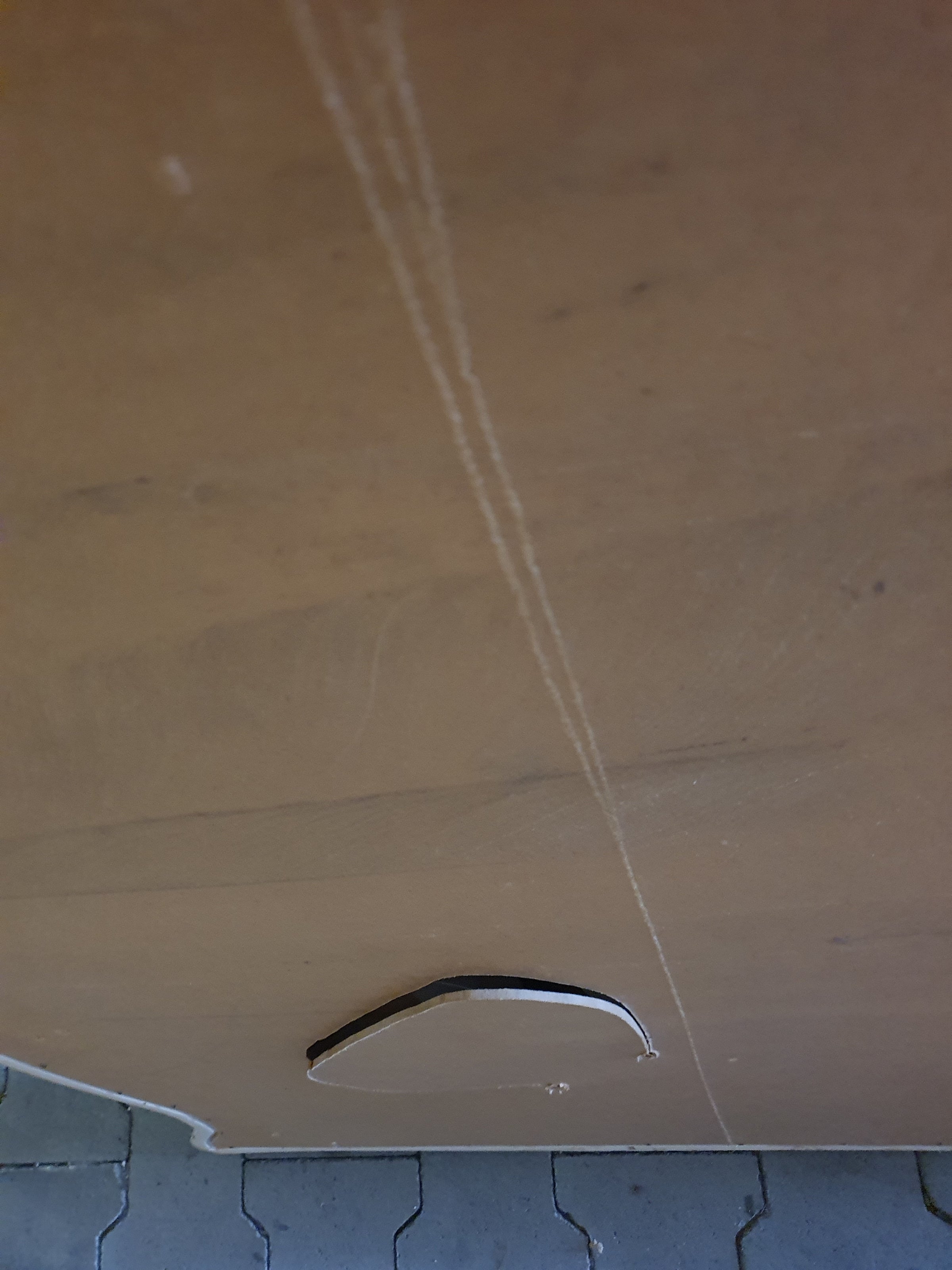 Grote opgezette spiegel - jaren 60