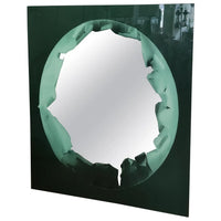 Versierde spiegel van Ugo Nespolo - voor Rimadesio - 1980