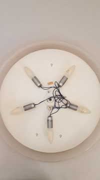 Ronde Hillebrand spiegel - jaren 70