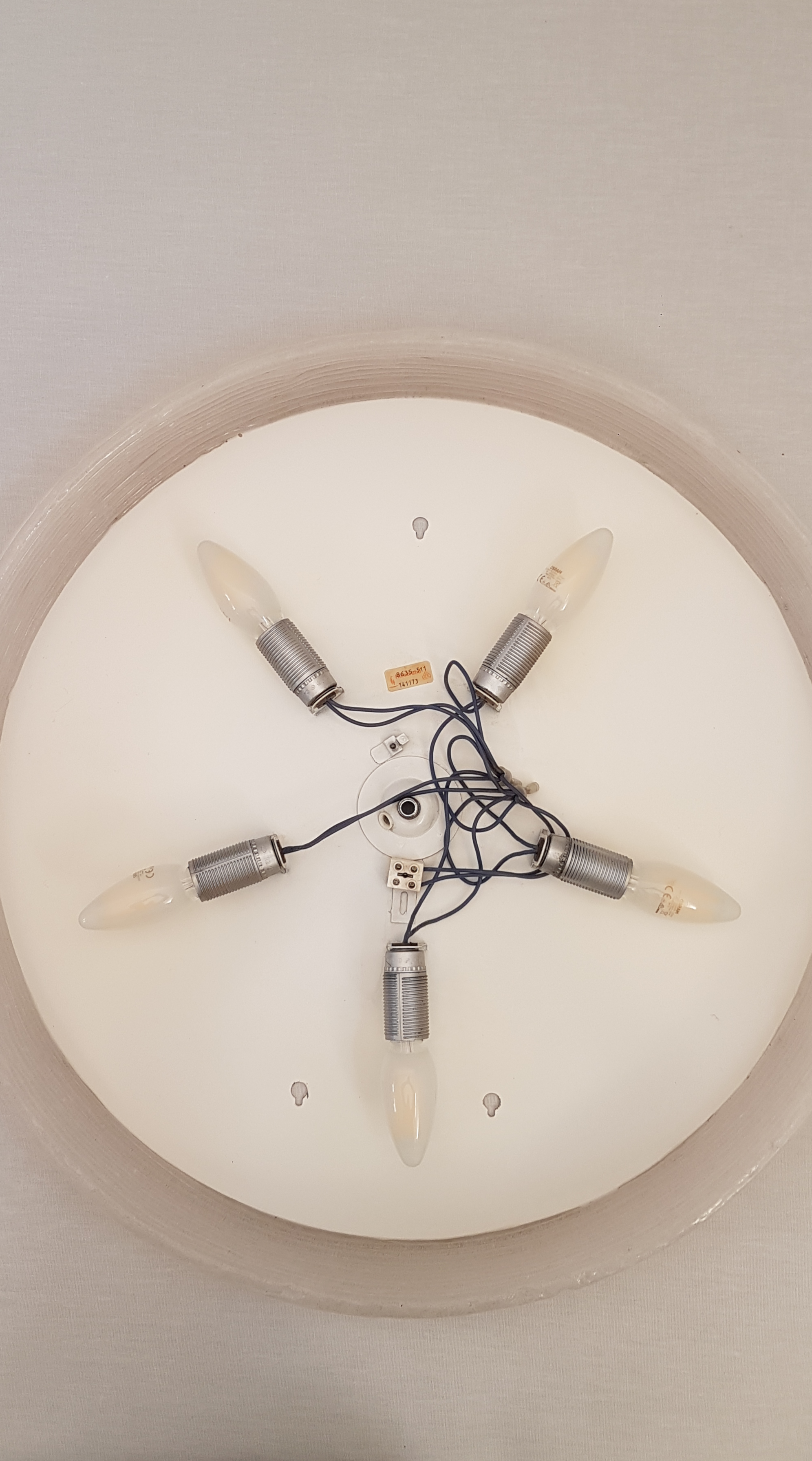 Ronde Hillebrand spiegel - jaren 70