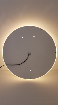 Ronde Hillebrand spiegel - jaren 70