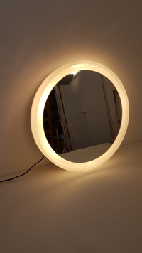 Ronde Hillebrand spiegel - jaren 70