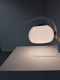 Perspex / acrylic table lamp 1980s