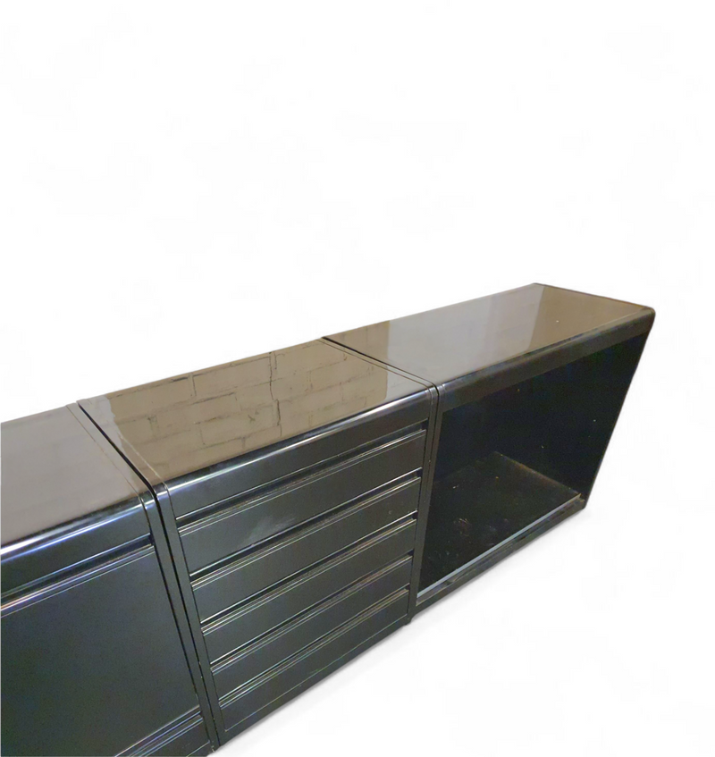 Rodolfo Bonetto / linear system for Bellato / 1970s / width 360 cm