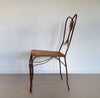 Medaillon tuinset smeedijzer Italië 1970