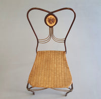 Medaillon tuinset smeedijzer Italië 1970