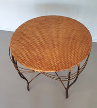 Medaillon tuinset smeedijzer Italië 1970