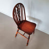 4 x wheelback / Windsor chairs / marked