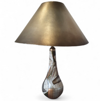 Alexander Kalifano / Modern Impressionist Art Vase Lamps / Circa 1980s