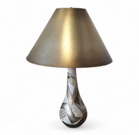 Alexander Kalifano / Modern Impressionist Art Vase Lamps / Circa 1980s