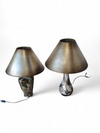 Alexander Kalifano / Modern Impressionist Art Vase Lamps / Circa 1980s