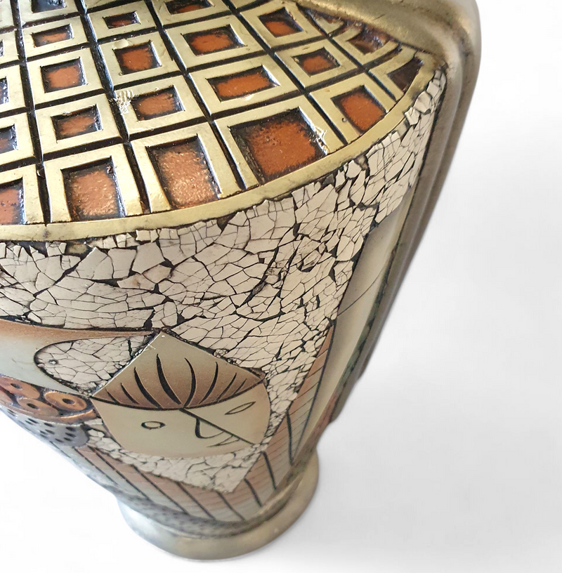 Alexander Kalifano / Modern Impressionist Art Vase Lamps / Circa 1980s