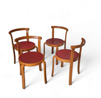 Set of 4 Danish Magnus Olesen Series 8000 Dining Chairs by Thygesen & Sorensen