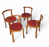 Set of 4 Danish Magnus Olesen Series 8000 Dining Chairs by Thygesen & Sorensen