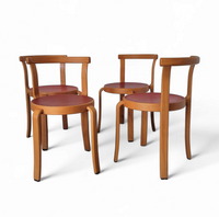Set of 4 Danish Magnus Olesen Series 8000 Dining Chairs by Thygesen & Sorensen