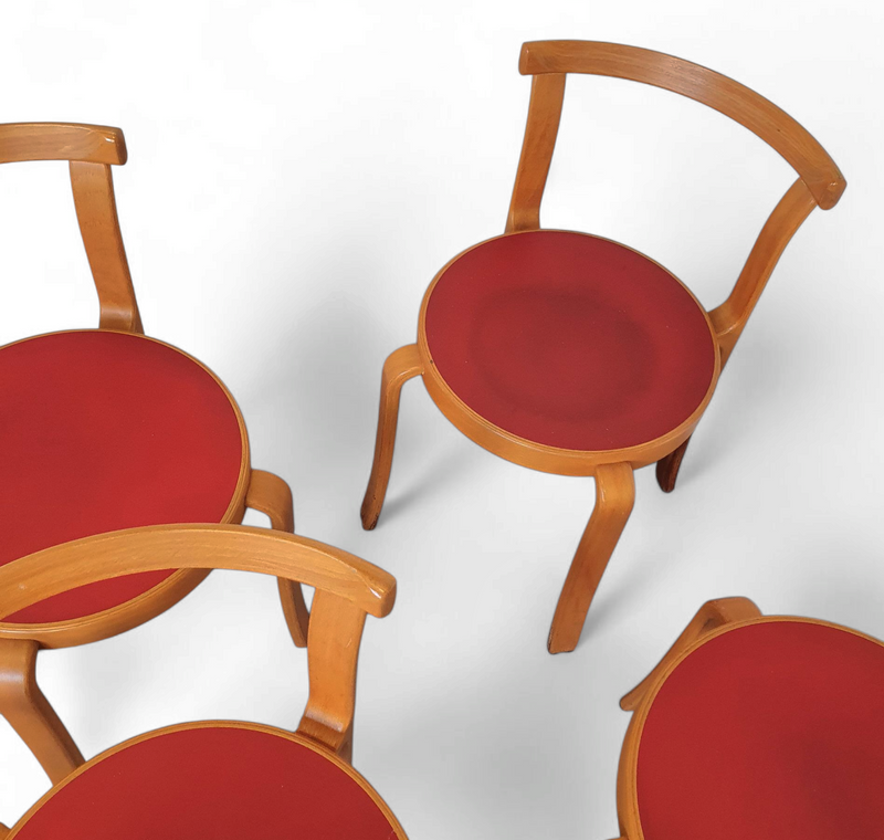 Set of 4 Danish Magnus Olesen Series 8000 Dining Chairs by Thygesen & Sorensen