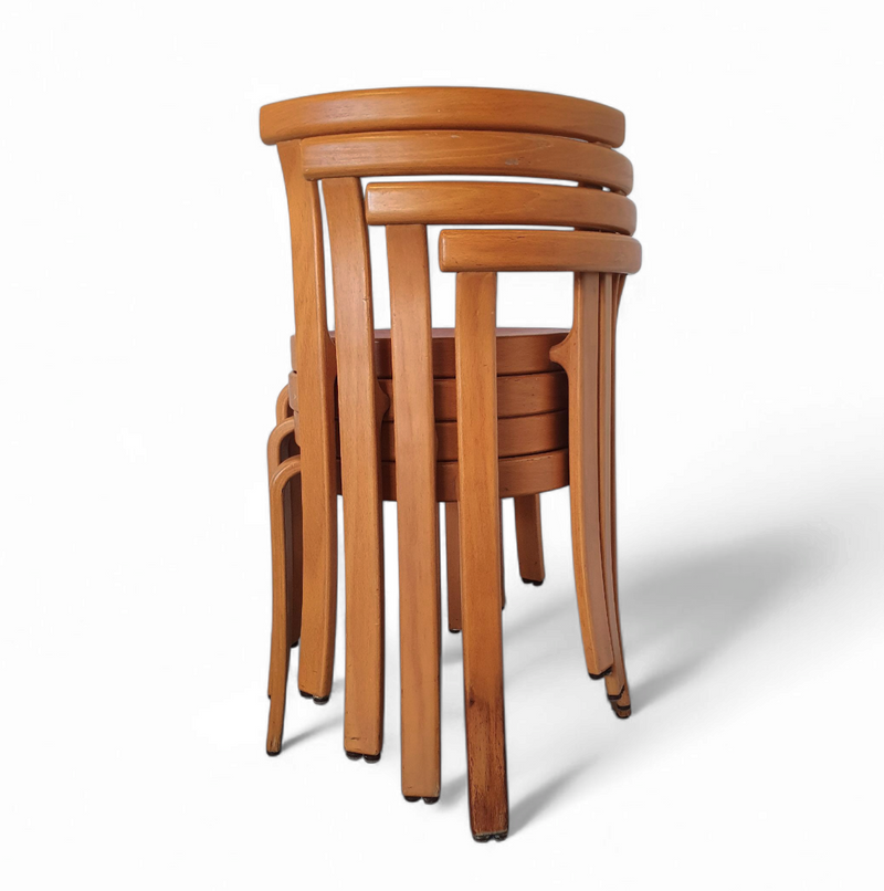 Set of 4 Danish Magnus Olesen Series 8000 Dining Chairs by Thygesen & Sorensen