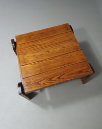 Solid oak coffee table / side table / 70s
Wide 75 
Depth 67 
Height 41 cm