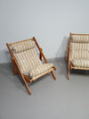 2 x Kon Tiki lounge chairs 1986 Gillis Lundgren for IKEA