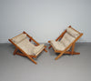 2 x Kon Tiki lounge chairs 1986 Gillis Lundgren for IKEA