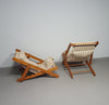 2 x Kon Tiki lounge chairs 1986 Gillis Lundgren for IKEA