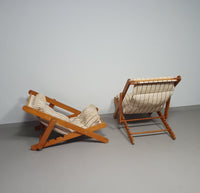 2 x Kon Tiki lounge chairs 1986 Gillis Lundgren for IKEA