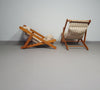 2 x Kon Tiki lounge chairs 1986 Gillis Lundgren for IKEA