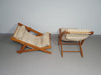 2 x Kon Tiki lounge chairs 1986 Gillis Lundgren for IKEA