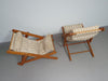 2 x Kon Tiki lounge chairs 1986 Gillis Lundgren for IKEA