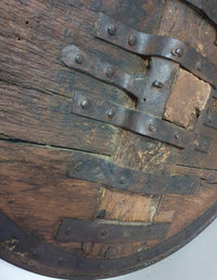 Antiek ossenkarwiel 1800