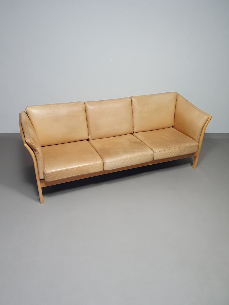 Leren Skalma 3-zitsbank / model Asmara