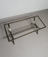 Resin / marble coffee table 70's