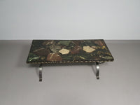 Resin / marble coffee table 70's