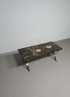 Resin / marble coffee table 70's