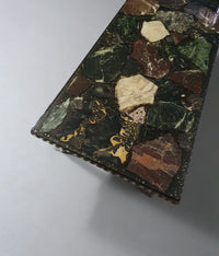Resin / marble coffee table 70's