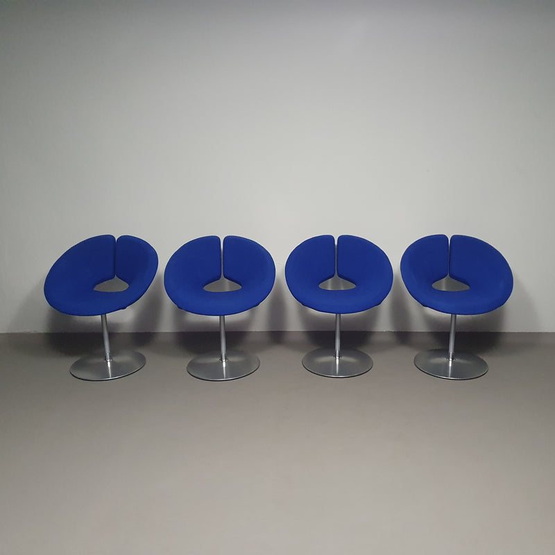 Artifort kleine Apollo stoelen / met draaibare schijfvoet / door Patrick Norguet