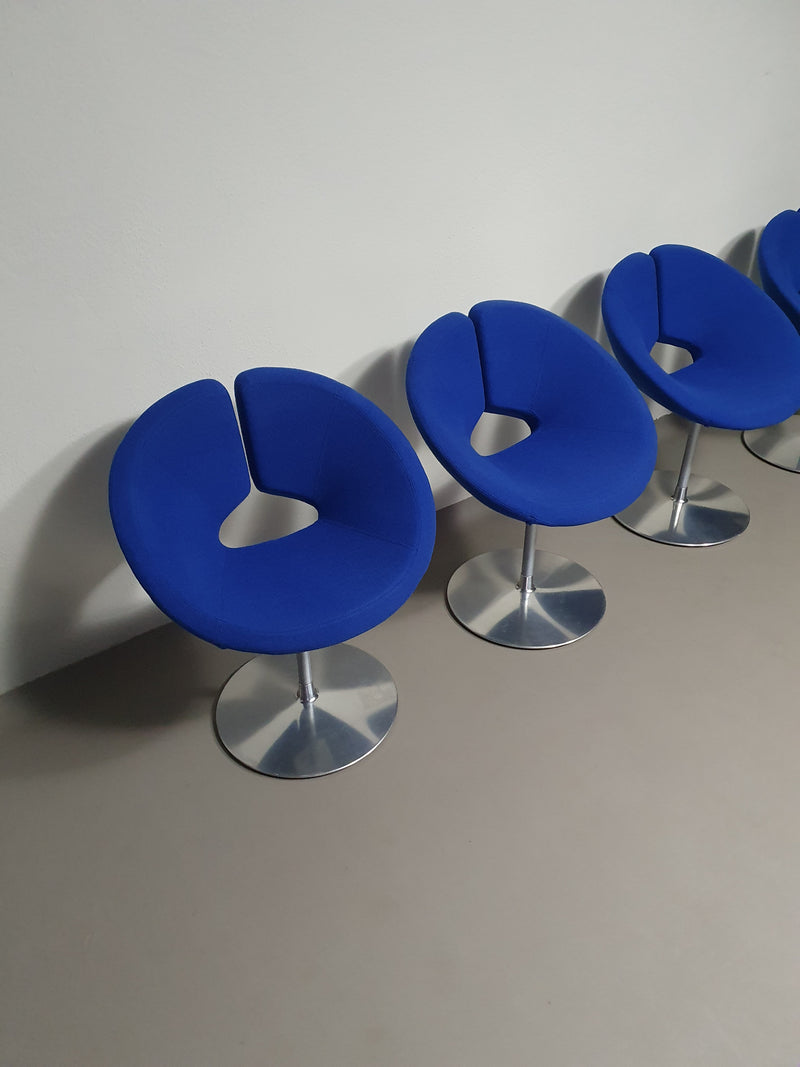Artifort kleine Apollo stoelen / met draaibare schijfvoet / door Patrick Norguet