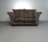 Zware 80's zebra print bank. Zeer goede staat.