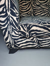 Zware 80's zebra print bank. Zeer goede staat.