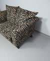 Zware 80's zebra print bank. Zeer goede staat.