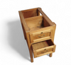 Groot eikenhouten architectenbureau / tafel jaren 40