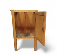 Groot eikenhouten architectenbureau / tafel jaren 40