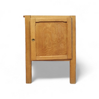Groot eikenhouten architectenbureau / tafel jaren 40