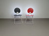 Set 80's folding chairs