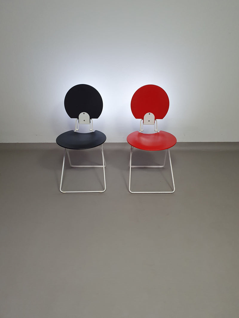 Set 80's folding chairs