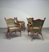 Art Deco rotan bamboe stoelen 1930